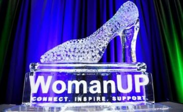 Woman Up Ice Sculpture